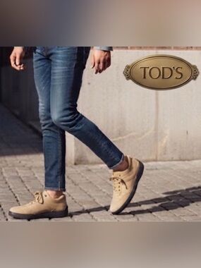 Authentic Tod’s vintage leather lace up men’s shoes sz 10.5